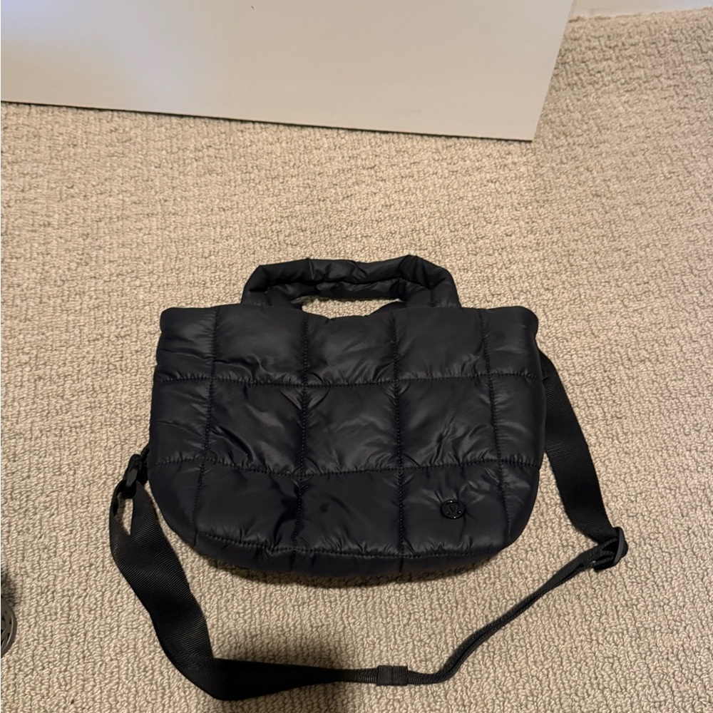 lululemon athletica Black Quilted Bag